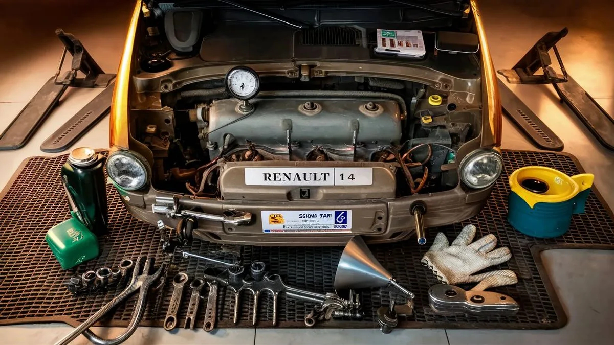 Renault Thalia 1.4 motorolaj mennyiség